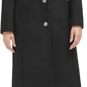 Women Military Wool Blend Overcoat
