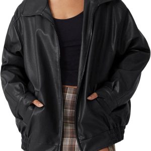 Women d Leather Jackets Faux Suede Fall Fashion Motorcycle Coats Winter Outfits Clothes  Tops