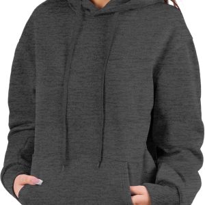 Women Hoodies Pullover Fleece Sweatshirts Long Sleeve Hoodie With Front Pocket